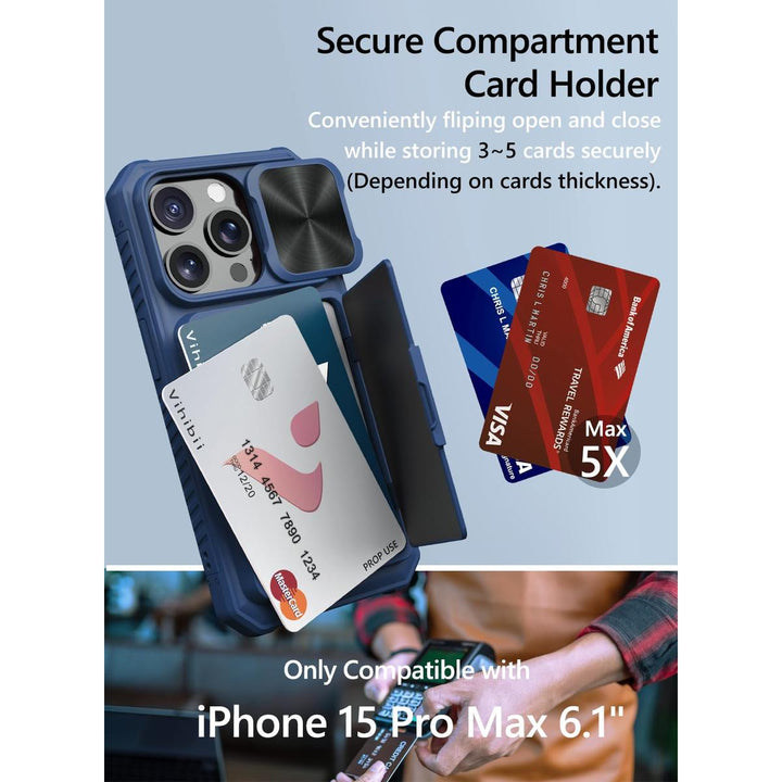 VihiMax Pro Case: Drop-Proof, Card Holder & Kickstand - DOKUTRONIX