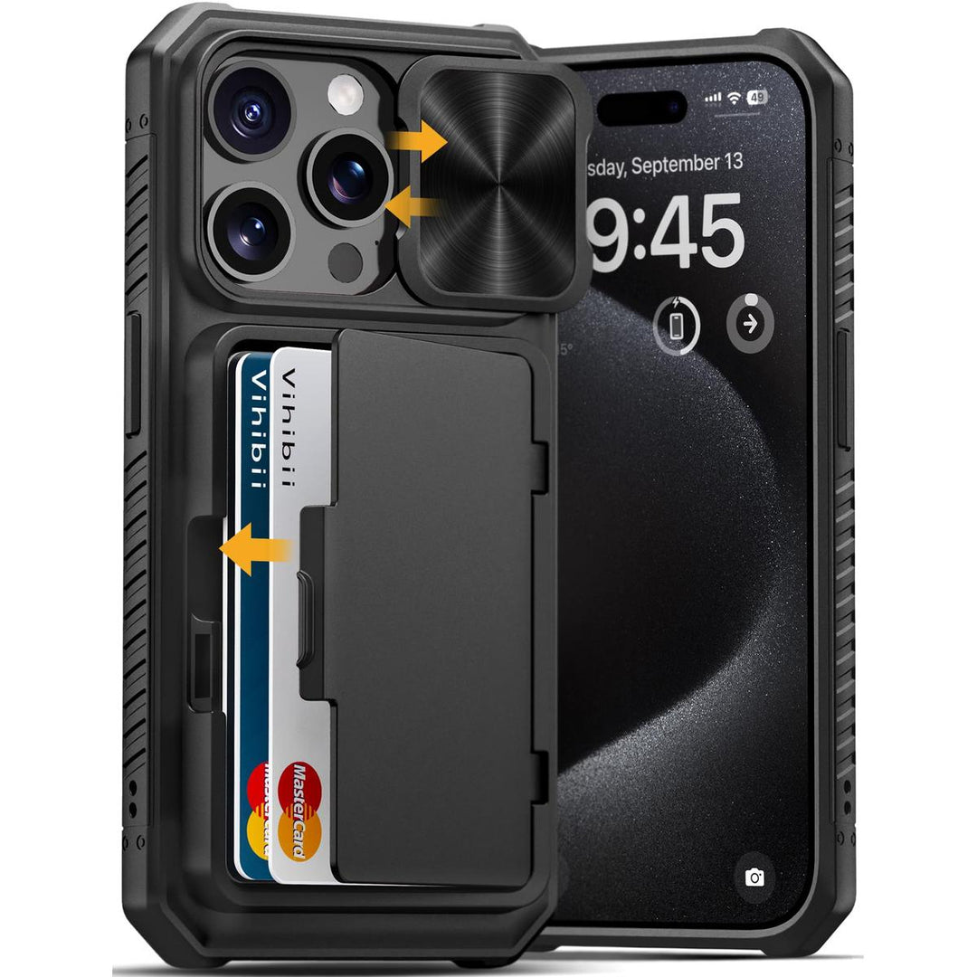 VihiMax Pro Case: Drop-Proof, Card Holder & Kickstand - DOKUTRONIX