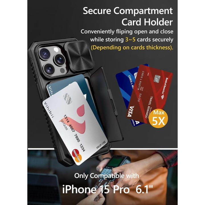 VihiMax Pro Case: Drop-Proof, Card Holder & Kickstand - DOKUTRONIX