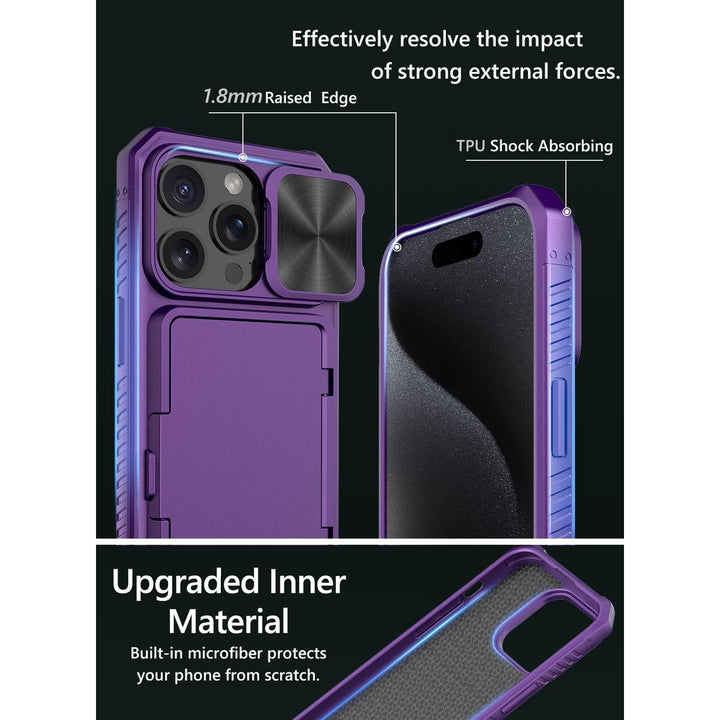 VihiMax Pro Case: Drop-Proof, Card Holder & Kickstand - DOKUTRONIX