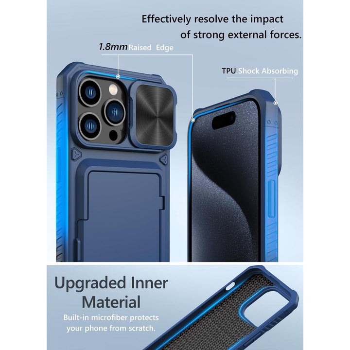 VihiMax Pro Case: Drop-Proof, Card Holder & Kickstand - DOKUTRONIX