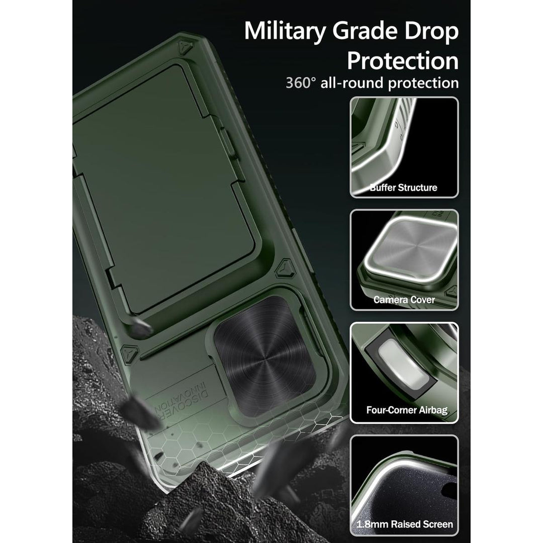 VihiMax Pro Case: Drop-Proof, Card Holder & Kickstand - DOKUTRONIX