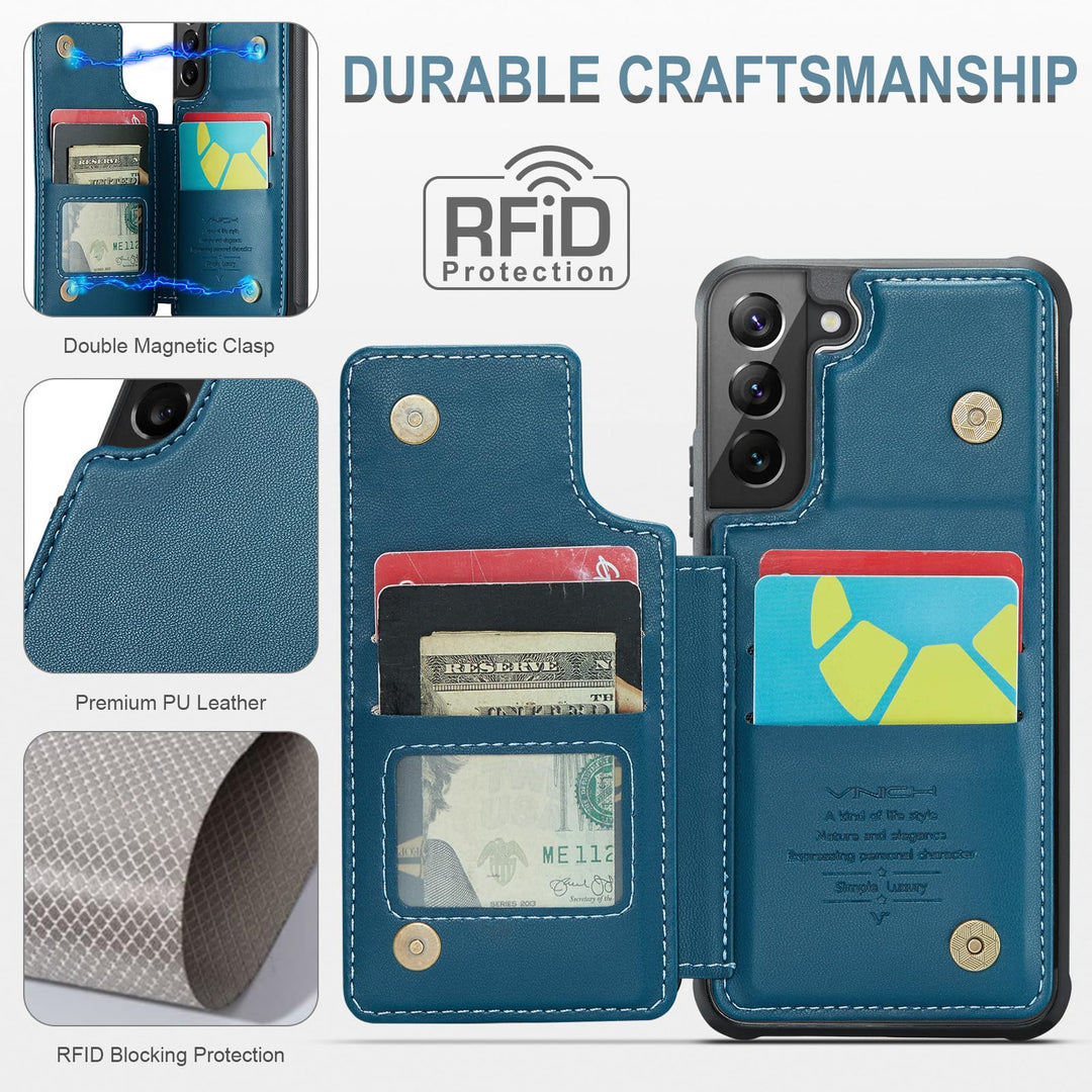 Vinich Wallet Case for Galaxy S22 - DOKUTRONIX