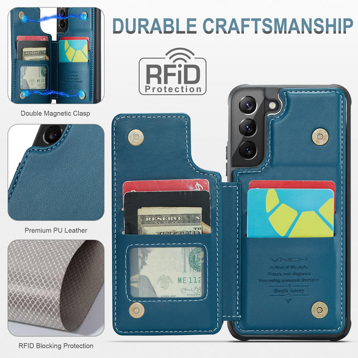 Vinich Wallet Case for Galaxy S22 - DOKUTRONIX