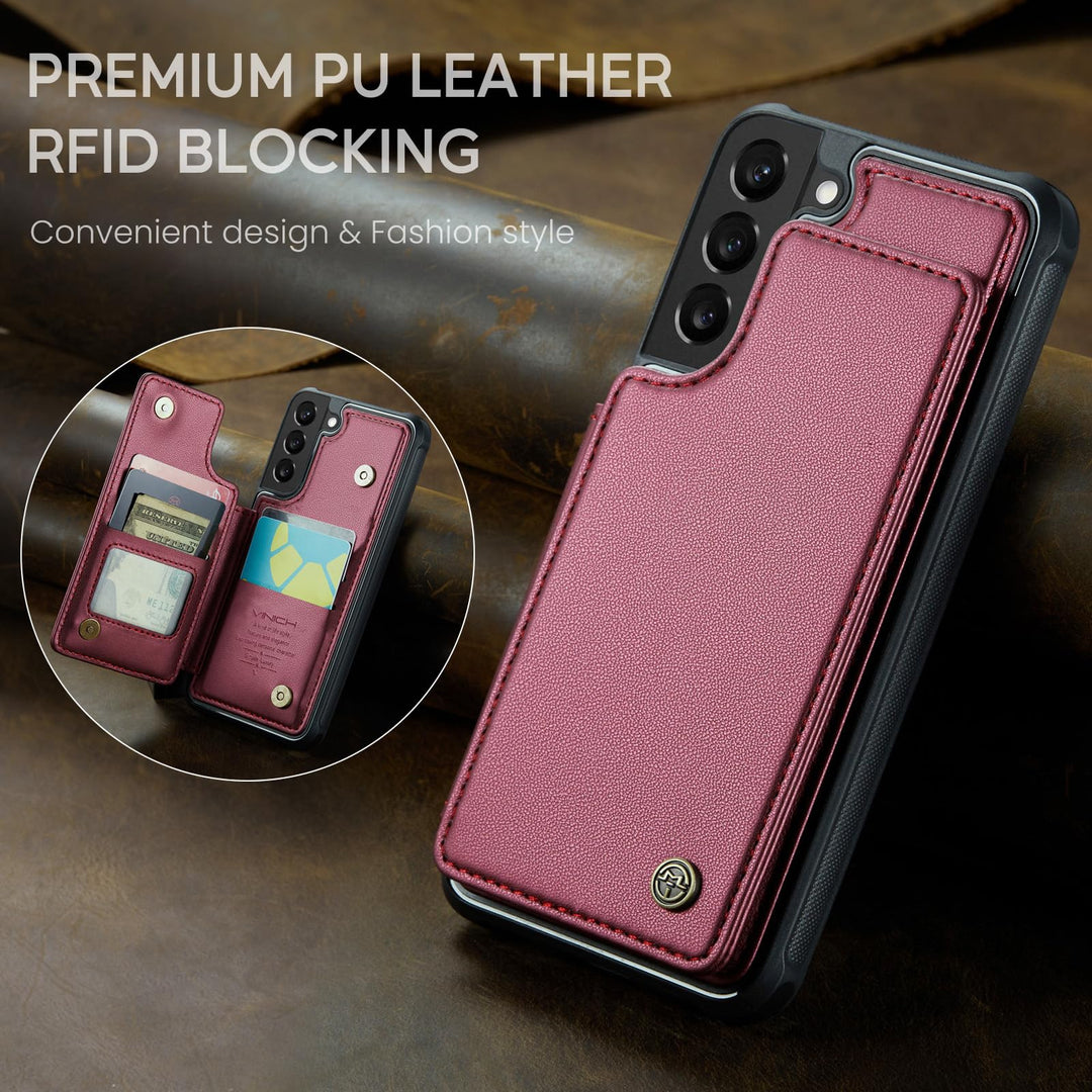 Vinich Wallet Case for Galaxy S22 - DOKUTRONIX