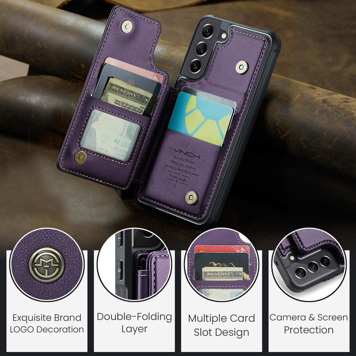 Vinich Wallet Case for Galaxy S22 - DOKUTRONIX