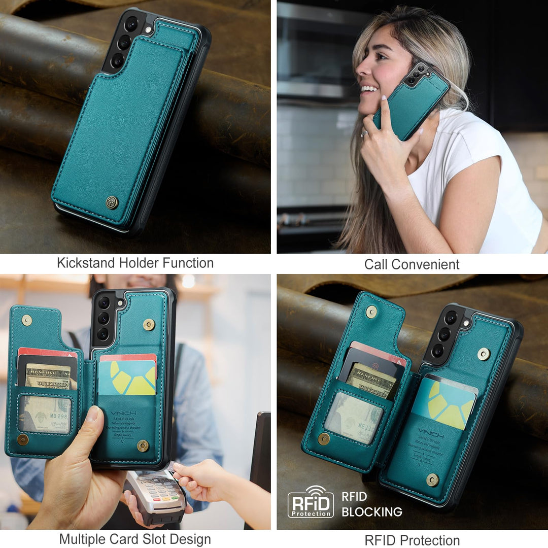 Vinich Wallet Case for Galaxy S22 - DOKUTRONIX