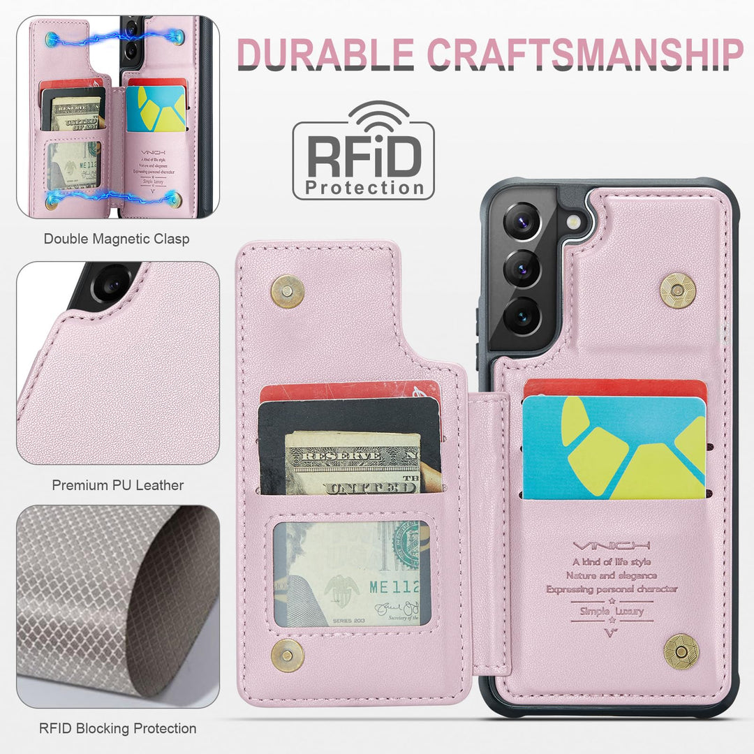 Vinich Wallet Case for Galaxy S22 - DOKUTRONIX
