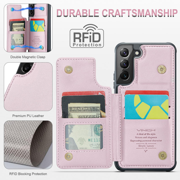 Vinich Wallet Case for Galaxy S22 - DOKUTRONIX