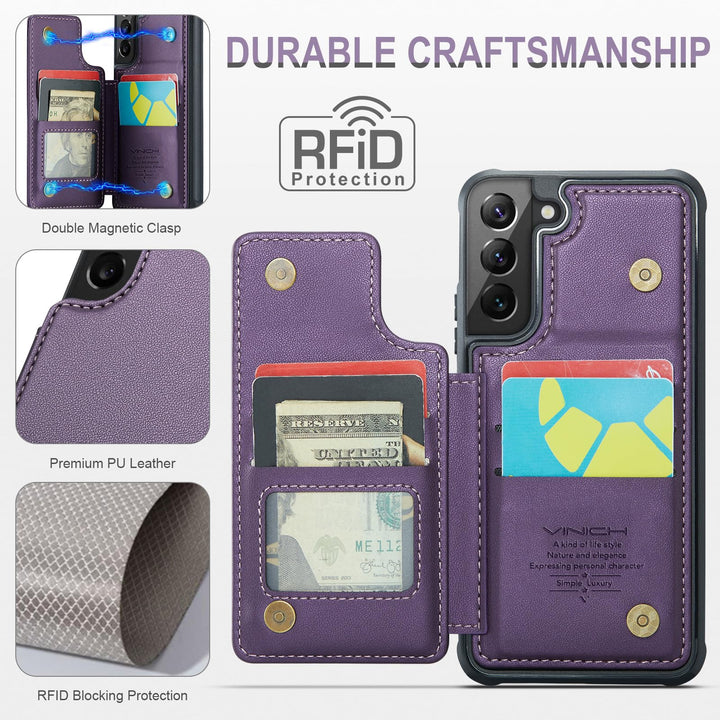 Vinich Wallet Case for Galaxy S22 - DOKUTRONIX