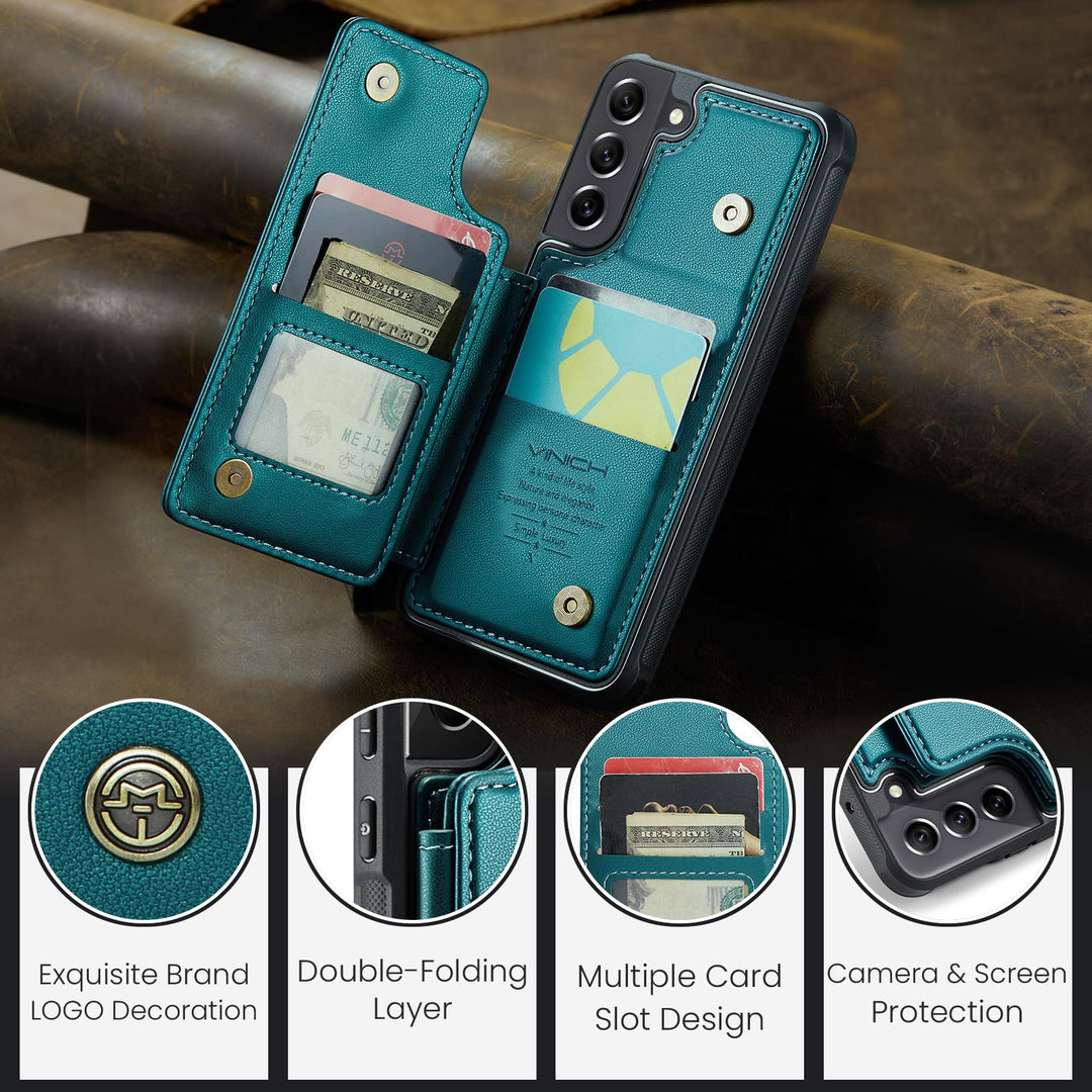 Vinich Wallet Case for Galaxy S22 - DOKUTRONIX