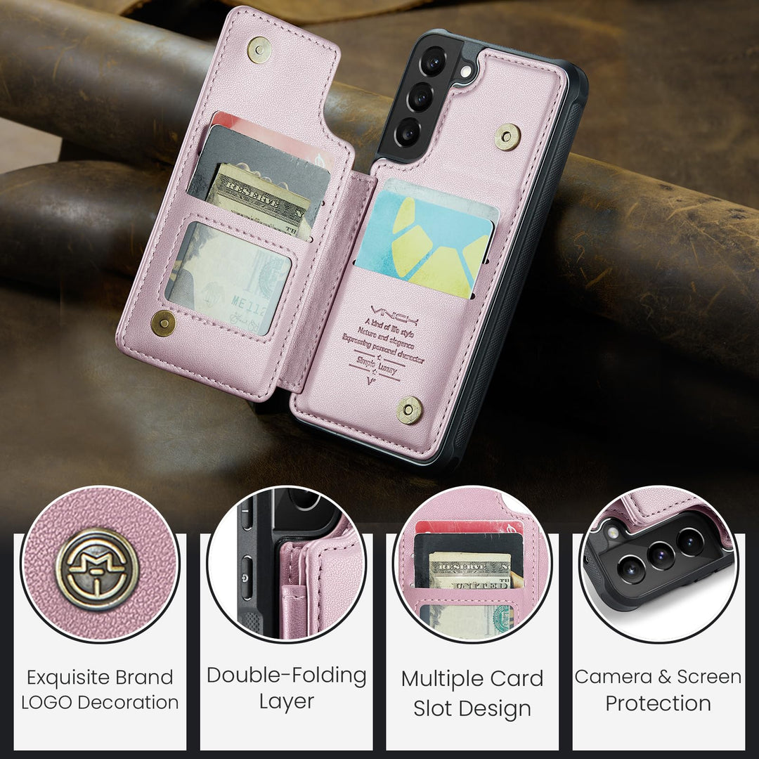 Vinich Wallet Case for Galaxy S22 - DOKUTRONIX