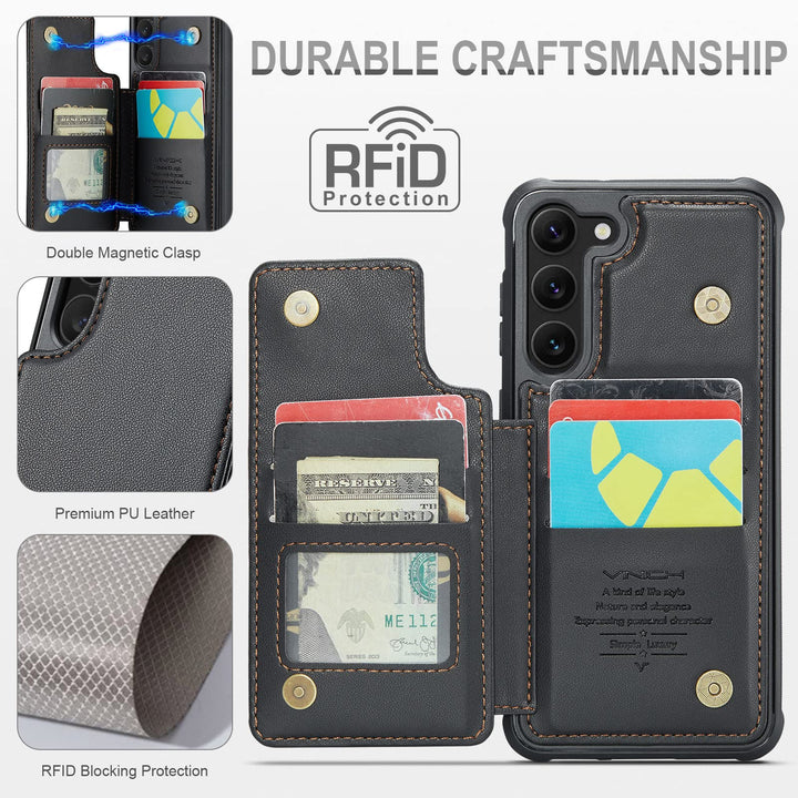Vinich Galaxy S23 Plus Wallet Case - DOKUTRONIX