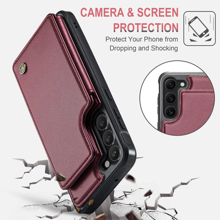Galaxy S23 Plus RFID Wallet Case - DOKUTRONIX