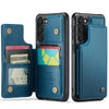 Vinich Galaxy S23 Plus Wallet Case with RFID Blue