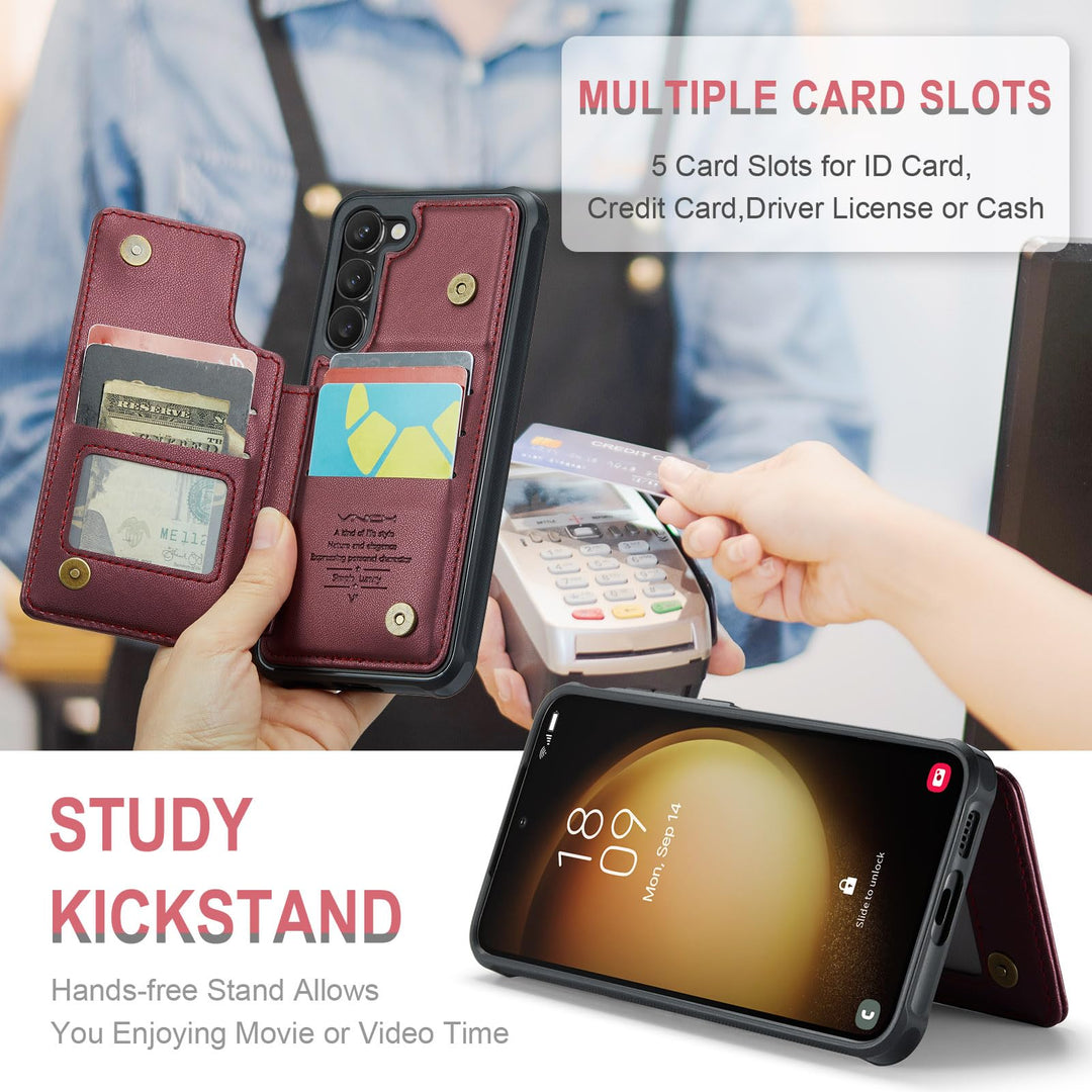 Galaxy S23 Plus RFID Wallet Case - DOKUTRONIX