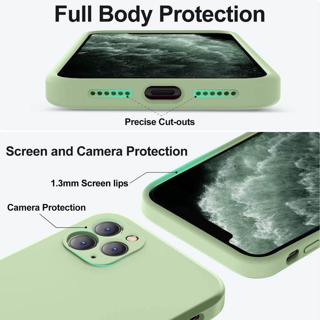 Vooii Matcha Liquid Silicone Case for iPhone 11 Pro Max - DOKUTRONIX