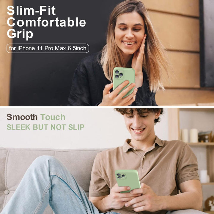Vooii Matcha Liquid Silicone Case for iPhone 11 Pro Max - DOKUTRONIX