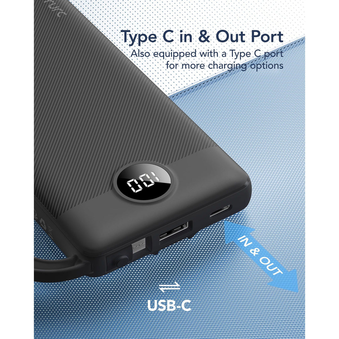 ChargeMate 10K Portable Power Bank - DOKUTRONIX