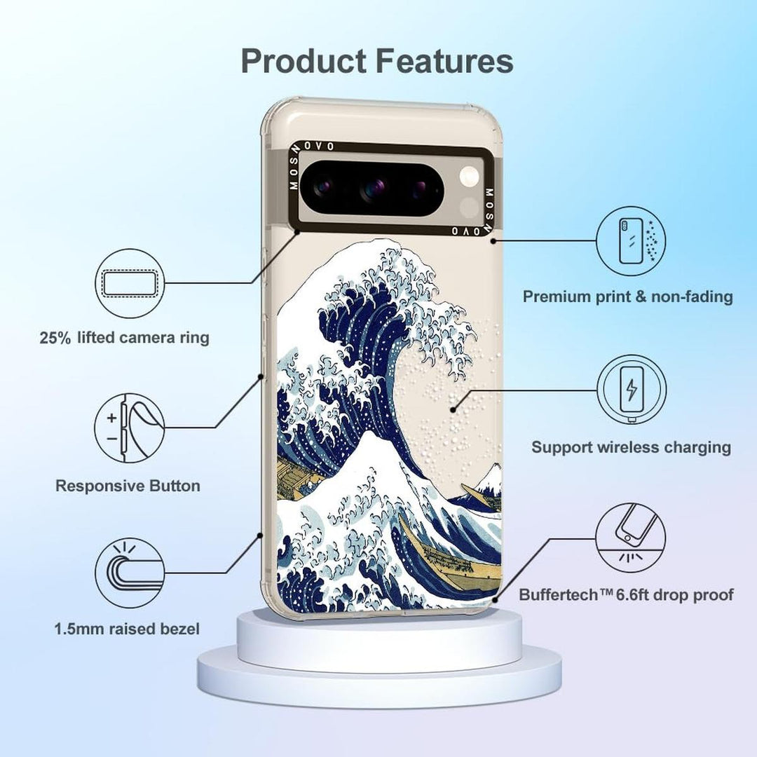 WaveGuard Clear Case for Pixel 8 Pro - Military Grade - DOKUTRONIX