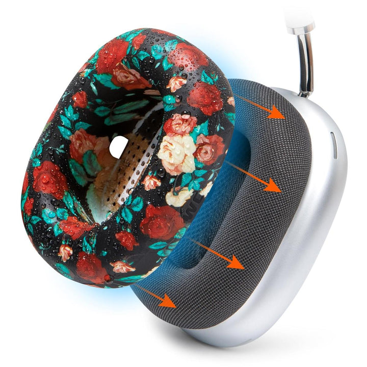 Wicked Cushions SweatZ Max: Floral Earpad Covers - DOKUTRONIX