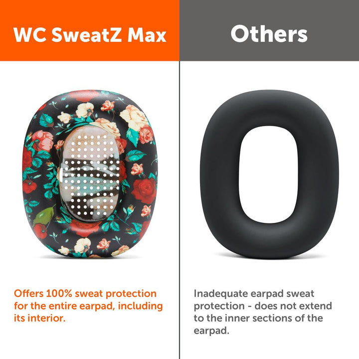 Wicked Cushions SweatZ Max: Floral Earpad Covers - DOKUTRONIX