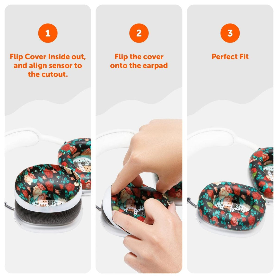 Wicked Cushions SweatZ Max: Floral Earpad Covers - DOKUTRONIX