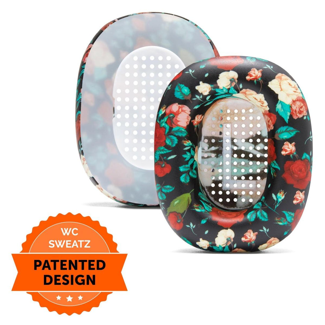 Wicked Cushions SweatZ Max: Floral Earpad Covers - DOKUTRONIX