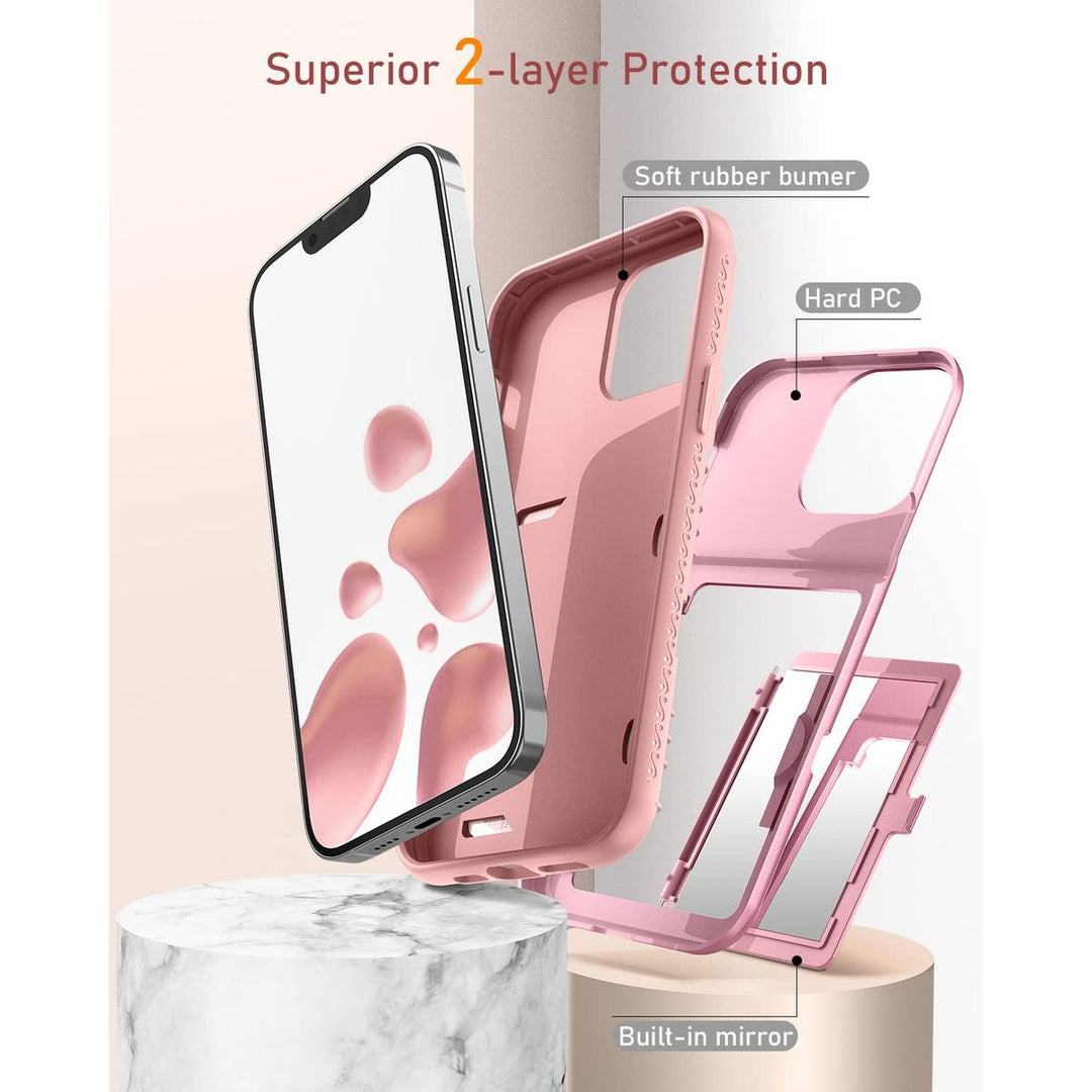 WeLoveCase Chic Pink Wallet Case for iPhone 13 Pro Max - DOKUTRONIX