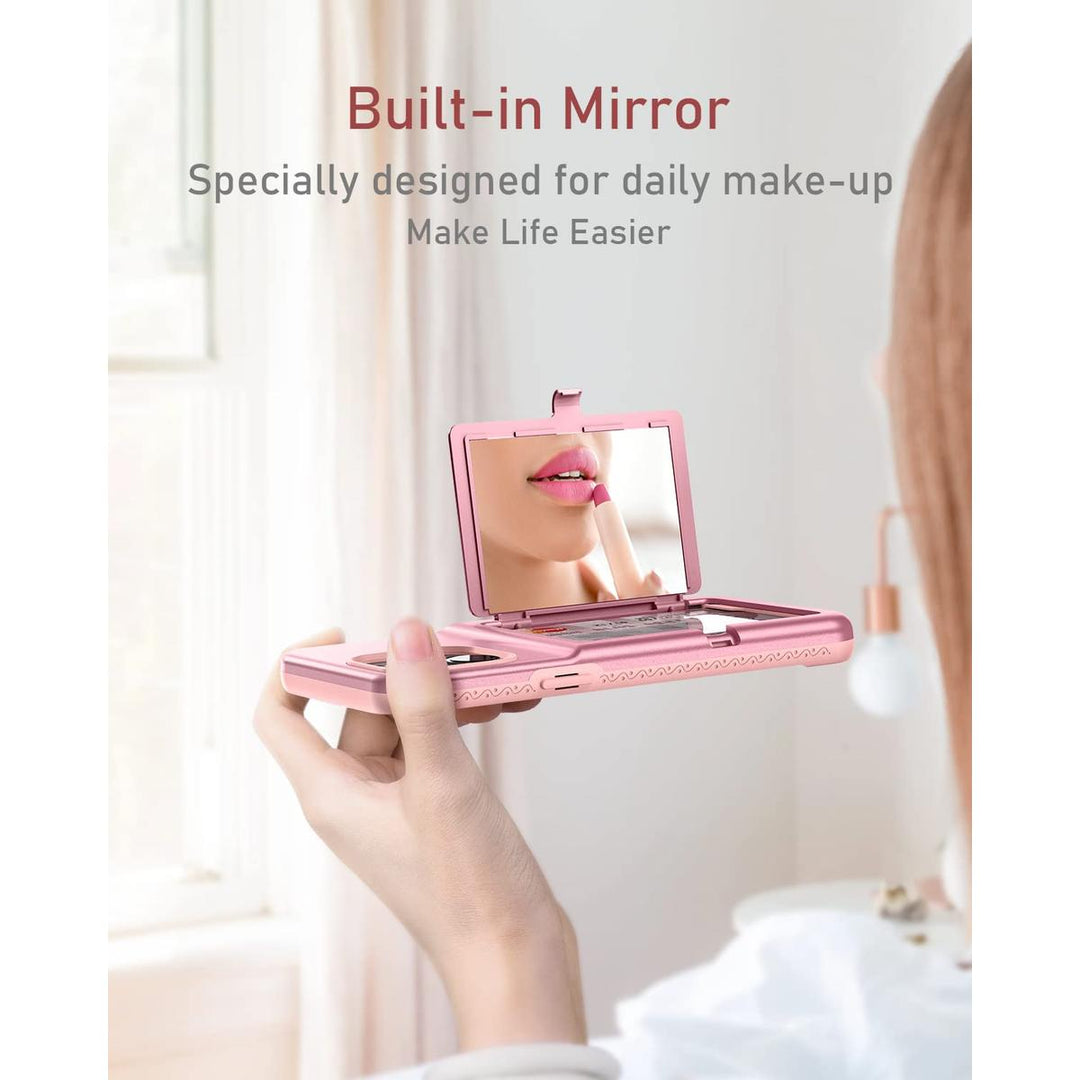 WeLoveCase Chic Pink Wallet Case for iPhone 13 Pro Max - DOKUTRONIX