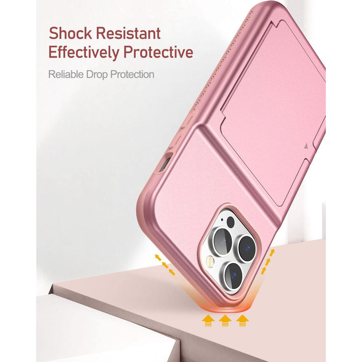 WeLoveCase Chic Pink Wallet Case for iPhone 13 Pro Max - DOKUTRONIX