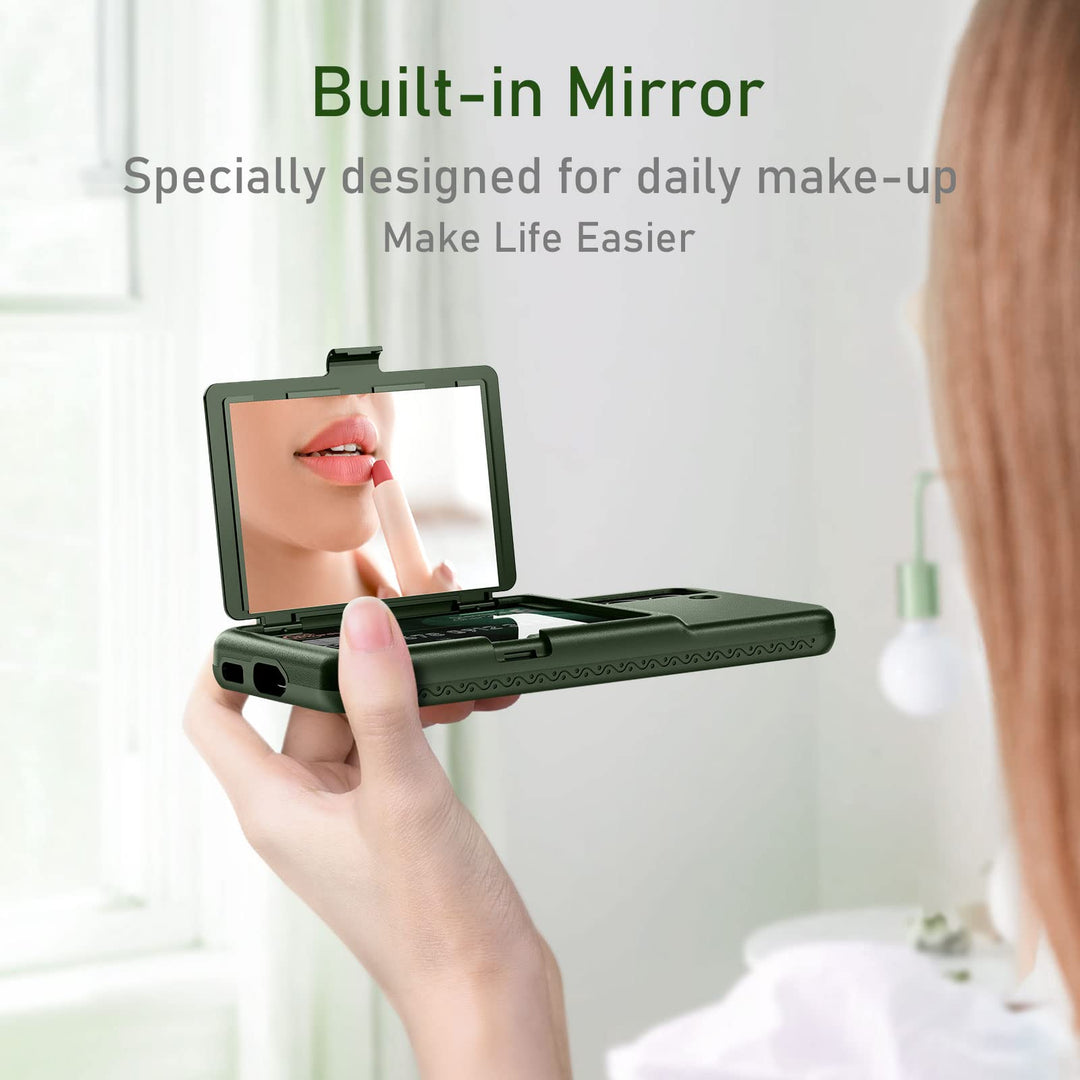 WeLoveCase Galaxy S22 Wallet & Mirror Cover - Purple - DOKUTRONIX