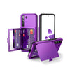 WeLoveCase Galaxy S22 Wallet & Mirror Cover - Purple