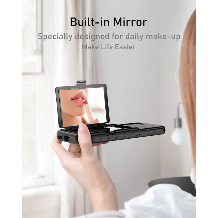 WeLoveCase Galaxy S22 Wallet & Mirror Cover - Purple - DOKUTRONIX