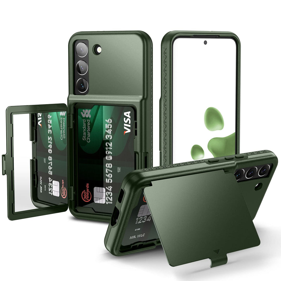 WeLoveCase Galaxy S22 Wallet & Mirror Cover - Purple - DOKUTRONIX