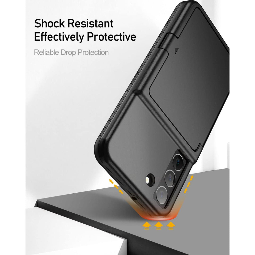 WeLoveCase Galaxy S22 Wallet & Mirror Cover - Purple - DOKUTRONIX