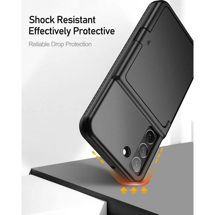 WeLoveCase Galaxy S22 Wallet & Mirror Cover - Purple - DOKUTRONIX