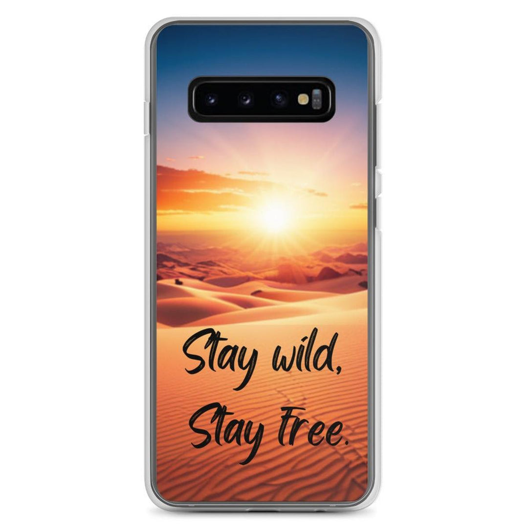 Sunset Spirit Samsung Clear Case - DOKUTRONIX