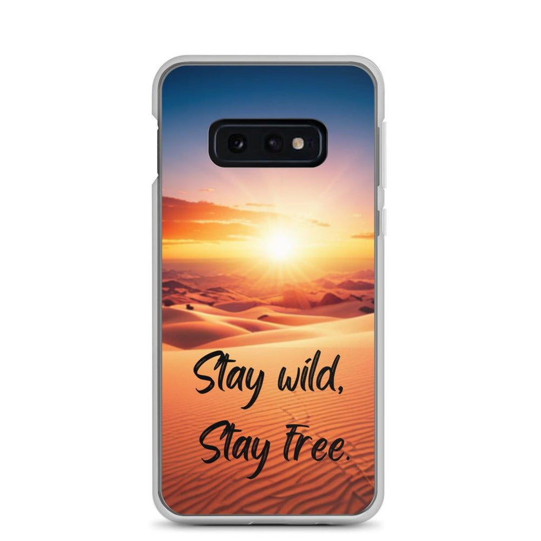 Sunset Spirit Samsung Clear Case - DOKUTRONIX