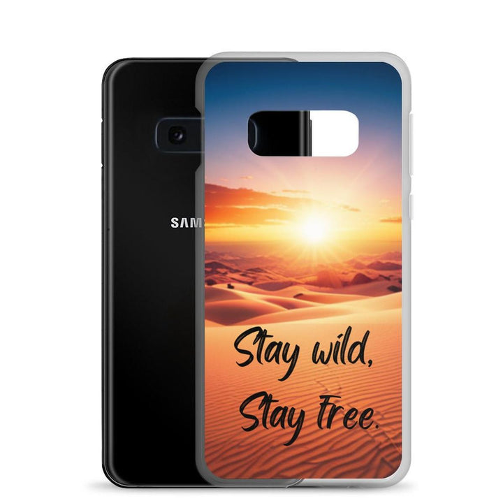 Sunset Spirit Samsung Clear Case - DOKUTRONIX