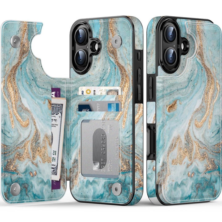 Wildflower Wallet Case for iPhone 16 Pro - DOKUTRONIX