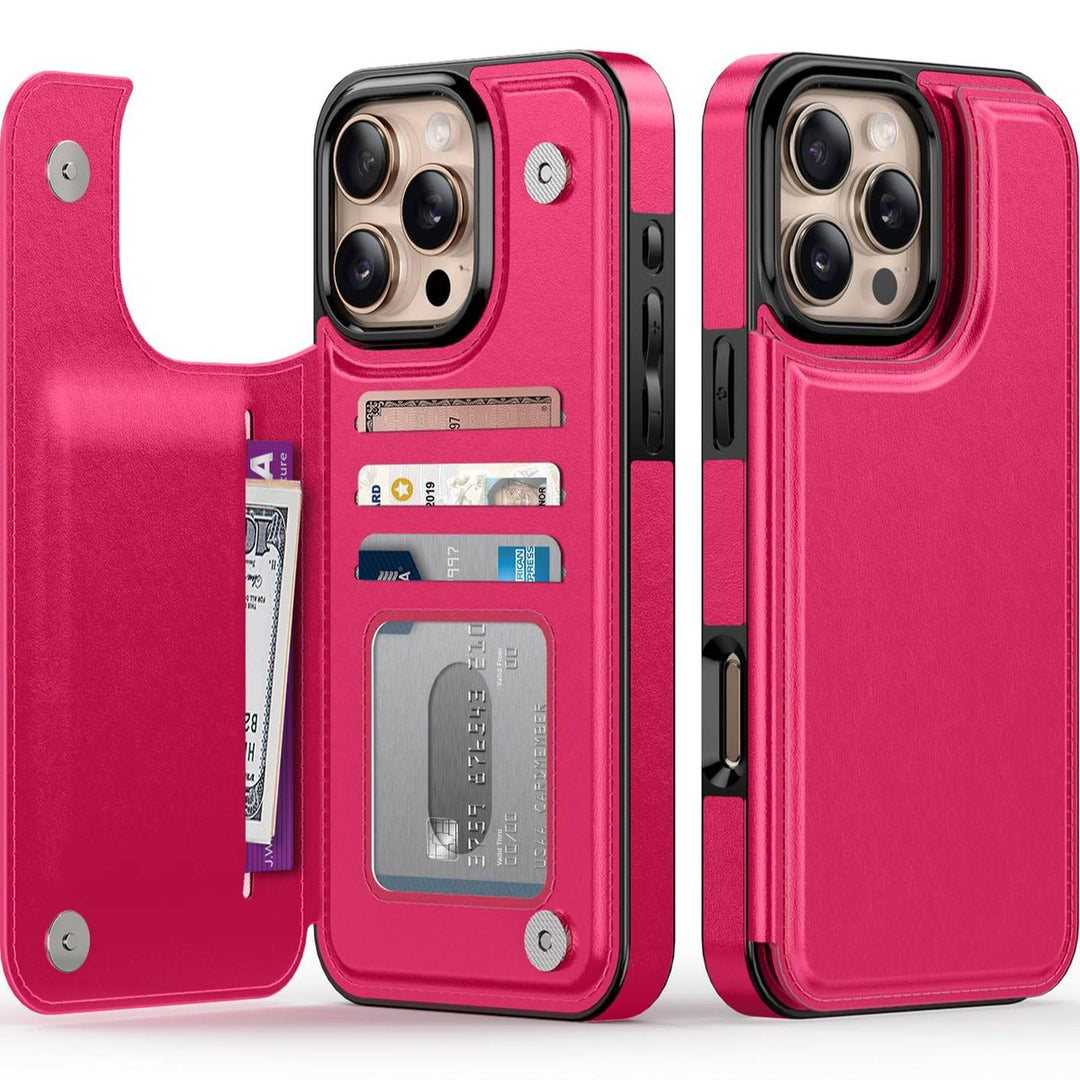 Wildflower Wallet Case for iPhone 16 Pro - DOKUTRONIX
