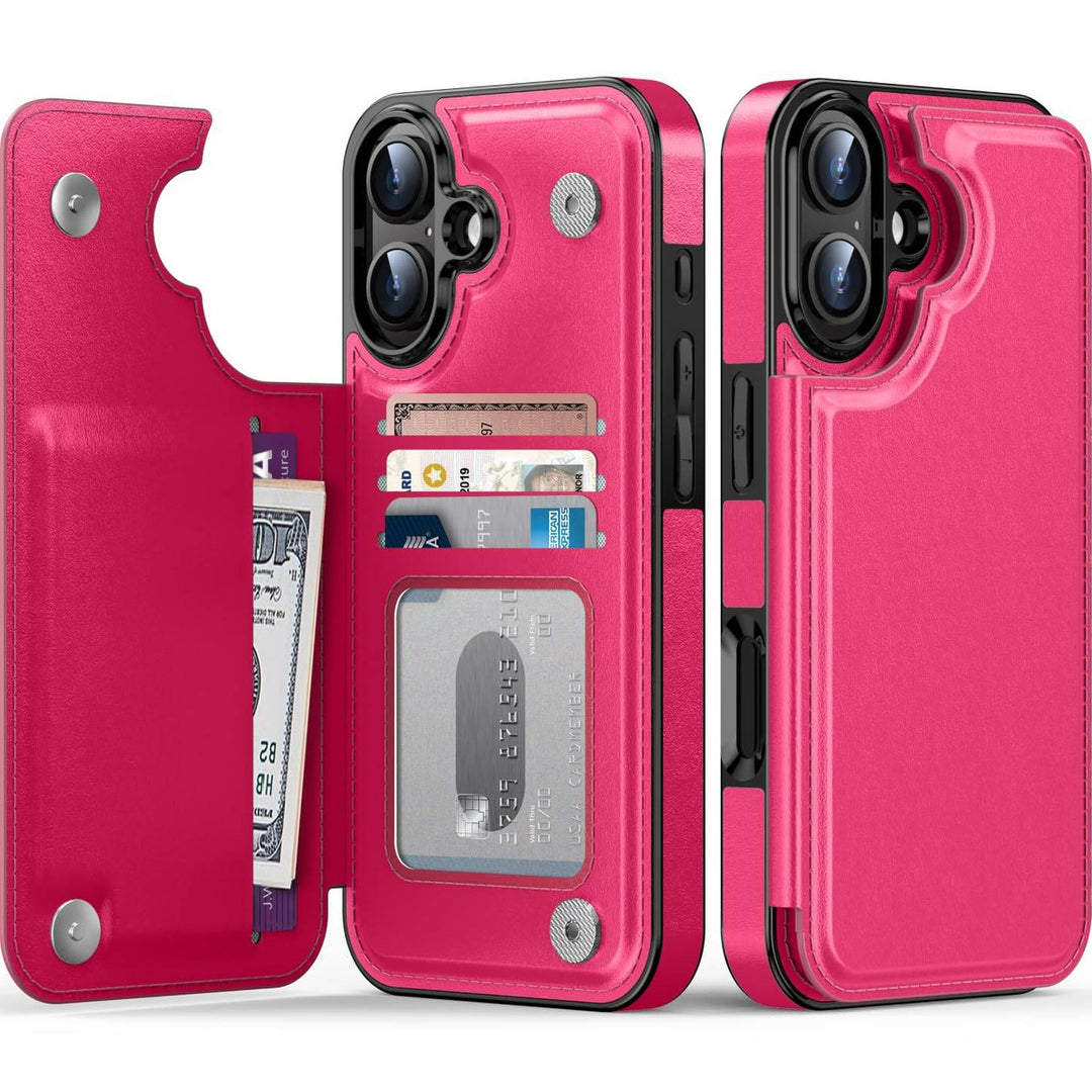 Wildflower Wallet Case for iPhone 16 Pro - DOKUTRONIX