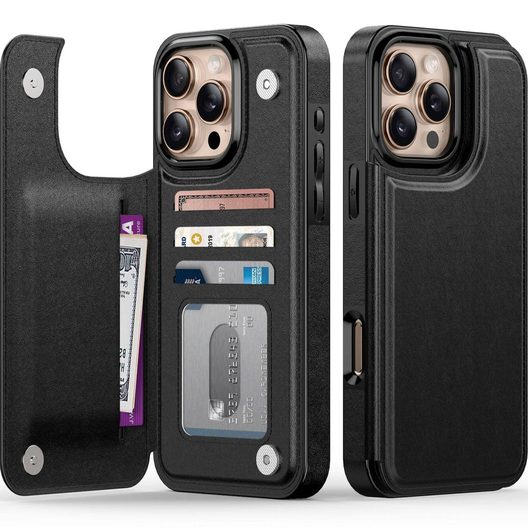 Wildflower Wallet Case for iPhone 16 Pro - DOKUTRONIX