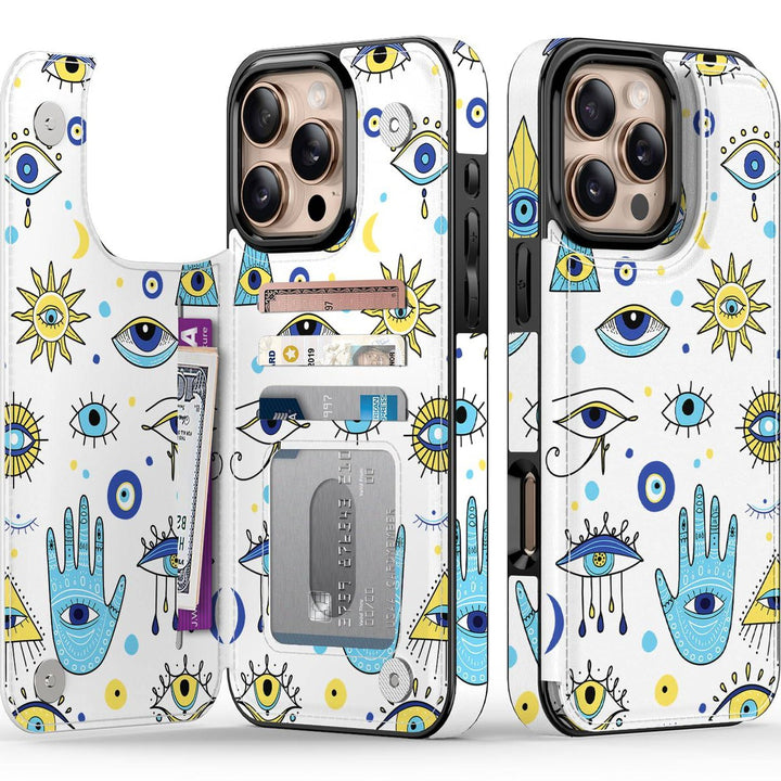 Wildflower Wallet Case for iPhone 16 Pro - DOKUTRONIX