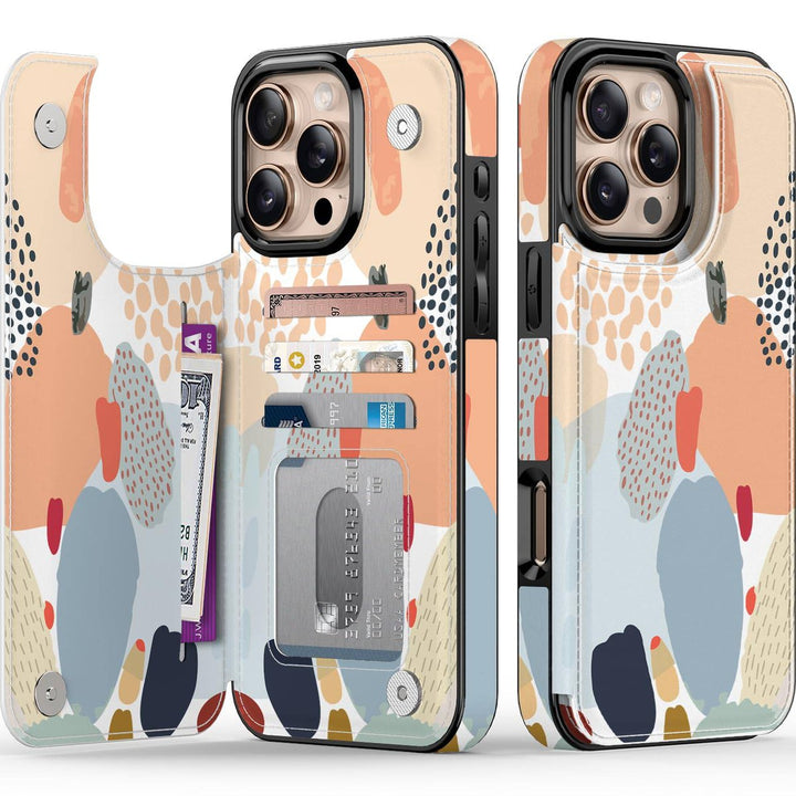 Wildflower Wallet Case for iPhone 16 Pro - DOKUTRONIX