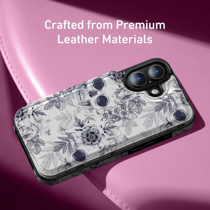 Wildflower Wallet Case for iPhone 16 Pro - DOKUTRONIX