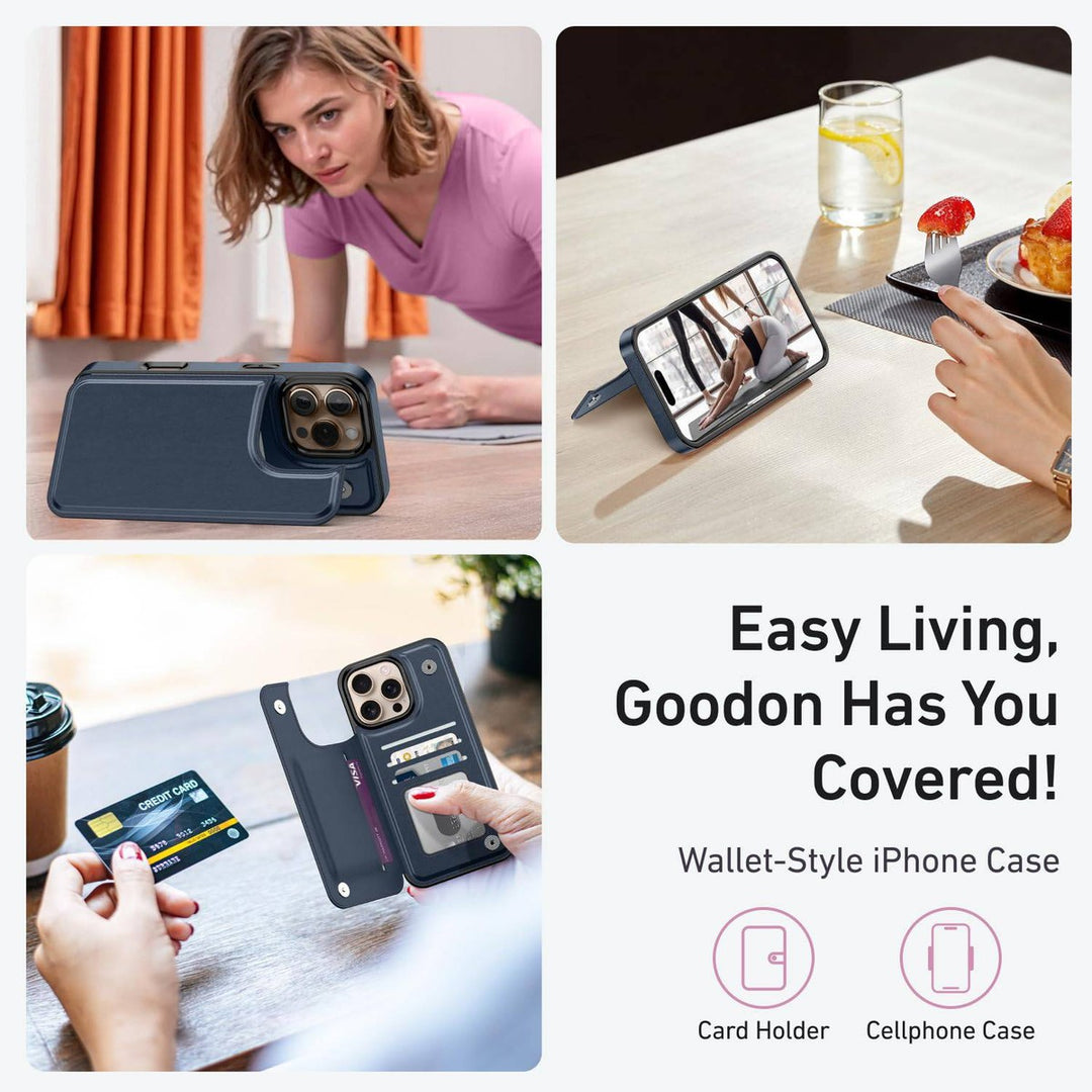 Wildflower Wallet Case for iPhone 16 Pro - DOKUTRONIX