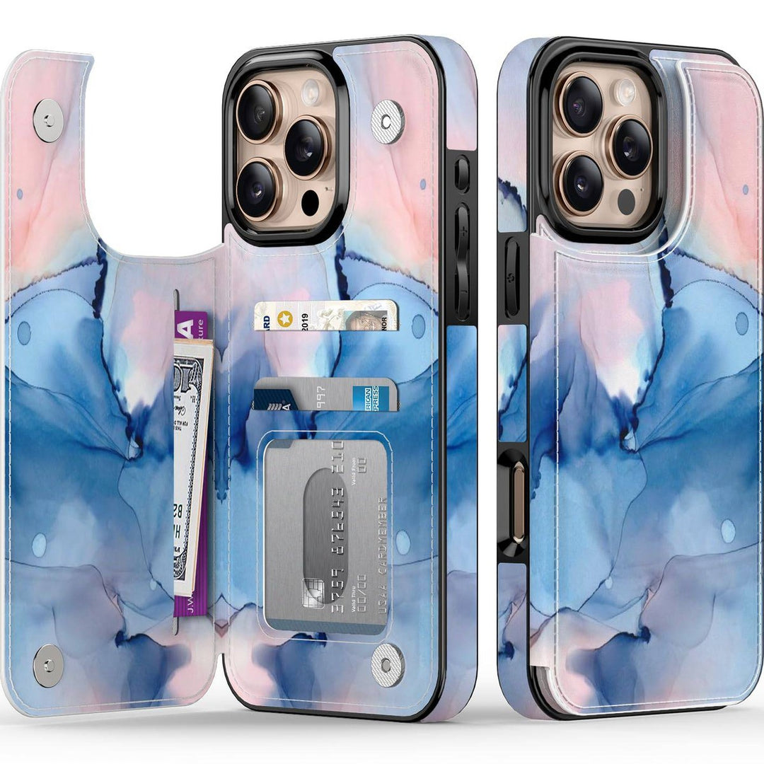 Wildflower Wallet Case for iPhone 16 Pro - DOKUTRONIX
