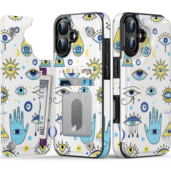 Wildflower Wallet Case for iPhone 16 Pro - DOKUTRONIX